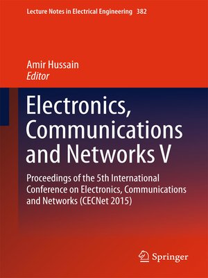 cover image of Electronics, Communications and Networks V